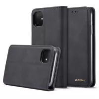 LC.IMEEKE LC-002 Wallet Leather Phone Case for Apple iPhone 11 6.1 inch - Black