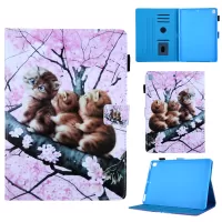 Pattern Printing Card Slots Stand Leather Tablet Case for iPad 10.2 (2021)/(2020)/(2019) - Three Cats