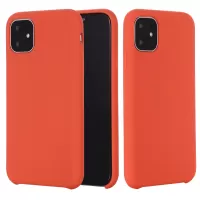 For iPhone 11 Pro 5.8 inch (2019) Soft Liquid Silicone Phone Back Shockproof Smartphone Cover - Orange