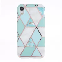 Marble Pattern IMD TPU Shell Case for iPhone XR 6.1 inch - Style E