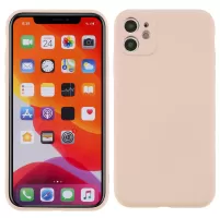 X-LEVEL Anti-Drop Liquid Silicone Solid Color Anti-scratch Phone Covering Shell for iPhone 11 6.1-inch (2019) - Light Pink