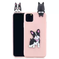 3D Doll Decor TPU Phone Case for Apple iPhone 11 6.1 inch - Light Pink