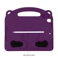 Panda Pattern EVA Shockproof Tablet Case with Kickstand for iPad 10.2 (2021)/(2020)/(2019) - Purple