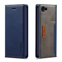 LC.IMEEKE Retro Style Leather Card Holder Case for iPhone 8/7/SE (2020)/SE (2022) 4.7 inch - Blue