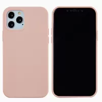 For iPhone 12 Pro Max 6.7 inch Liquid Silicone Soft Cell Phone Cover Smartphone Case - Pink