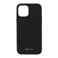 MERCURY GOOSPERY Silicone Phone Protective Case for iPhone 12 mini 5.4 inch - Black