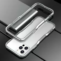 LUPHIE for iPhone 12 Pro Max Metal Bumper Case - Silver