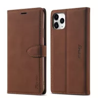 FORWENW F1 Series Leather Wallet Stand Cover Case for iPhone 12 mini 5.4 inch - Brown