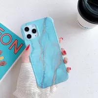 Marble Pattern for iPhone 12/12 Pro Four-corner Anti-fall IMD TPU Case - Style H