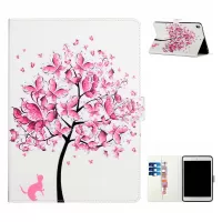 Pattern Printing Leather Cover Case with Slots and Stand for iPad 10.2 (2020) - Tree
