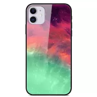 Pattern Printing Tempered Glass + TPU + PC Combo Phone Case for iPhone 12 mini - Color Nebula