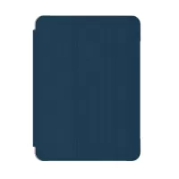 KINGXBAR Business Series Leather Smart Case for iPad Pro 12.9-inch (2020) - Blue