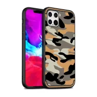 NXE Camouflage Pattern PC TPU Hybrid Case for iPhone 12 Pro Max - Orange