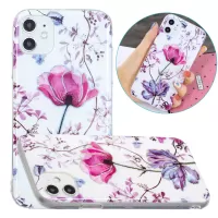 Marble Pattern Printing IMD Design Soft TPU Cover for iPhone 11 6.1 inch -  Lotus