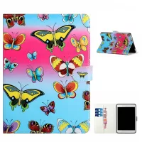 Pattern Printing PU Leather Tablet Case with Wallet Stand for iPad 9.7-inch (2018) / iPad Air (2013) / iPad Air 2, Etc. - Butterflies