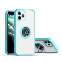 Heng Series with Kickstand TPU + PC Hybrid Cover for iPhone 12 Pro Max 6.7 inch - Sky Blue/White