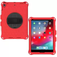 Honeycomb Texture Protector EVA + Plastic Tablet Case for iPad Air 10.5 inch (2019) / iPad Pro 10.5-inch (2017) - Red/Black