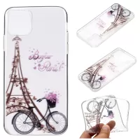 Pattern Printing TPU Phone Cover Case for iPhone 11 6.1 inch (2019) - Bike and Tower