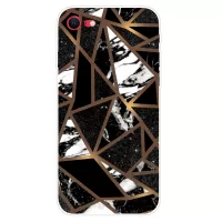 TPU Marble Pattern Printing Phone Case for iPhone SE (2020)/SE (2022) / 8 / 7 - Style Q