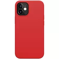 NILLKIN Smooth Surface Magnetic Absorption Liquid Silicone Cover for iPhone 12 mini - Red