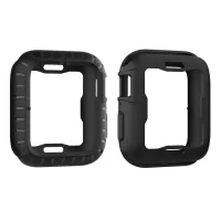 Watch Frame Silicone Protective Case for Apple Watch Series 3/2/1 38mm - Black