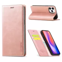 LC.IMEEKE Auto-absorbed Leather Shell Protective Case for iPhone 12 mini - Rose Gold