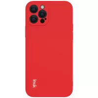 IMAK UC-2 Series Colorful Skin-Feel Flexible Soft TPU Phone Cover Case for iPhone 12 Pro Max - Red