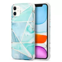 Marble Pattern Electroplating IMD TPU Back Case for iPhone 11 6.1 inch - Style D