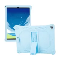 Kickstand PC Soft Silicone Case with Hanging Rope for iPad 10.2 (2021)/(2020)/(2019)/Air 10.5 inch (2019) - Baby Blue