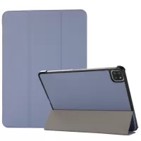 PU Leather Tri-fold Stand Shell for iPad Air (2020)/Air (2022) Protector Tablet Case - Purple