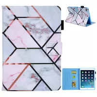 Patterned Leather Smart Shell for iPad mini (2019) 7.9 inch/mini 4/3/2/1 Stand Case - Marble Texture