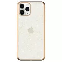 SULADA Dazzling Series Crystal TPU Phone Cover Shell for iPhone 12 Pro Max - Gold