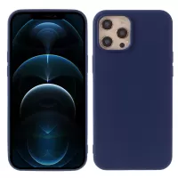 X-LEVEL Anti-Drop Liquid Silicone Back Cover for iPhone 12 Pro/12 - Dark Blue