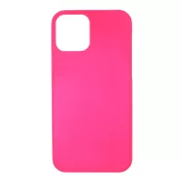 Rubberized Hard PC Phone Case for iPhone 12 Pro Max 6.7 inch - Rose