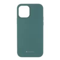 MERCURY GOOSPERY Silicone Phone Protective Case for iPhone 12 Pro Max 6.7-inch - Green