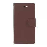 MERCURY GOOSPERY Bravo Diary Leather Wallet Case for iPhone 12 Pro/12 - Coffee