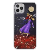 Pattern Printing TPU Cover Case for iPhone 12 Pro Max - Beautiful Girl