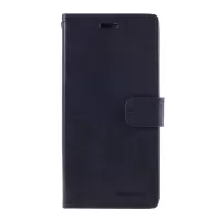 MERCURY GOOSPERY Blue Moon Leather Wallet Stand Case for iPhone 12 Pro Max 6.7-inch - Dark Blue