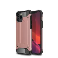Armor Guard Plastic + TPU Hybrid Case Shell for Apple iPhone 12 Pro Max 6.7 inch - Rose Gold