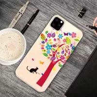 Pattern Printing Clear TPU Cell Phone Cover Case for iPhone 11 Pro 5.8 inch (2019) - Colorful Tree