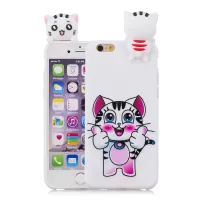 3D Cute Doll Patterned TPU Cell Phone Case for iPhone 6s / 6 4.7-inch - Cat