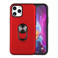 Detachable PC + TPU Case with Kickstand for iPhone 12 Pro/12 - Red