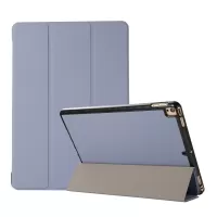 Tri-fold Stand for iPad 10.2 (2021)/(2020)/(2019) Tablet PU Leather Case - Purple