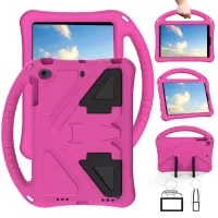 Kickstand Design Shock-Absorbed Handheld EVA Case for iPad mini 4/(2019) 7.9 inch - Rose