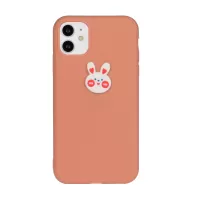 Animal Doll Decor TPU Phone Cover for Apple iPhone 12/12 Pro - Rabbit