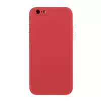 Matte Skin Soft Silicone Phone Case for iPhone 6/6s 4.7-inch - Red