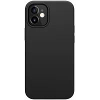 NILLKIN Smooth Surface Magnetic Absorption Liquid Silicone Cover for iPhone 12 mini - Black