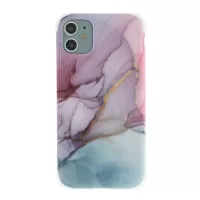 Marble Pattern IMD TPU Shell for iPhone 11 6.1 inch Cover Four-corner Anti-fall - Style F