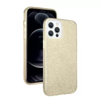 NXE Glittery Design PC+ TPU Back Cover for iPhone 12 Pro Max - Gold