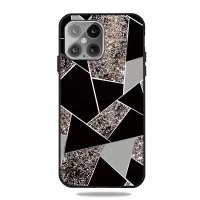 Fashion Marble Pattern Printing Matte Black TPU Cover for iPhone 12 Pro Max 6.7 inch - Style K